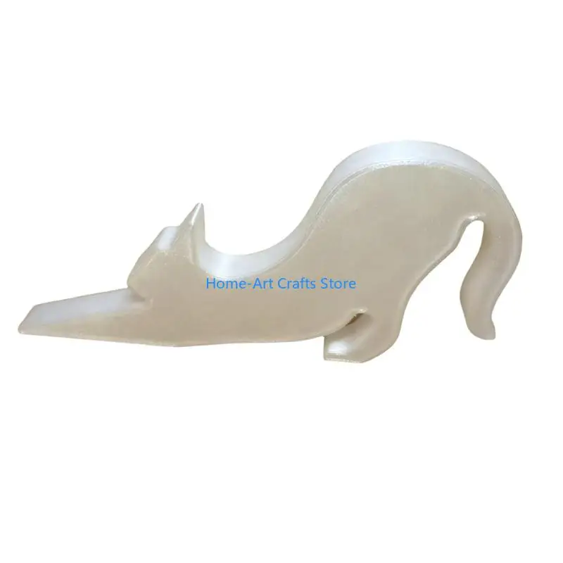 Y3NA Black Cats Door Stoppers Plastic Door Bumper For Home And Office Safety Guards