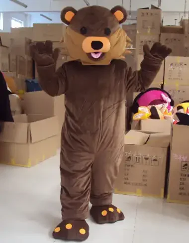 

New Version the big face Baby Bear Mascot Costume Adult Birthday Party Fancy Dress Halloween Cosplay Outfits Clothing Xmas