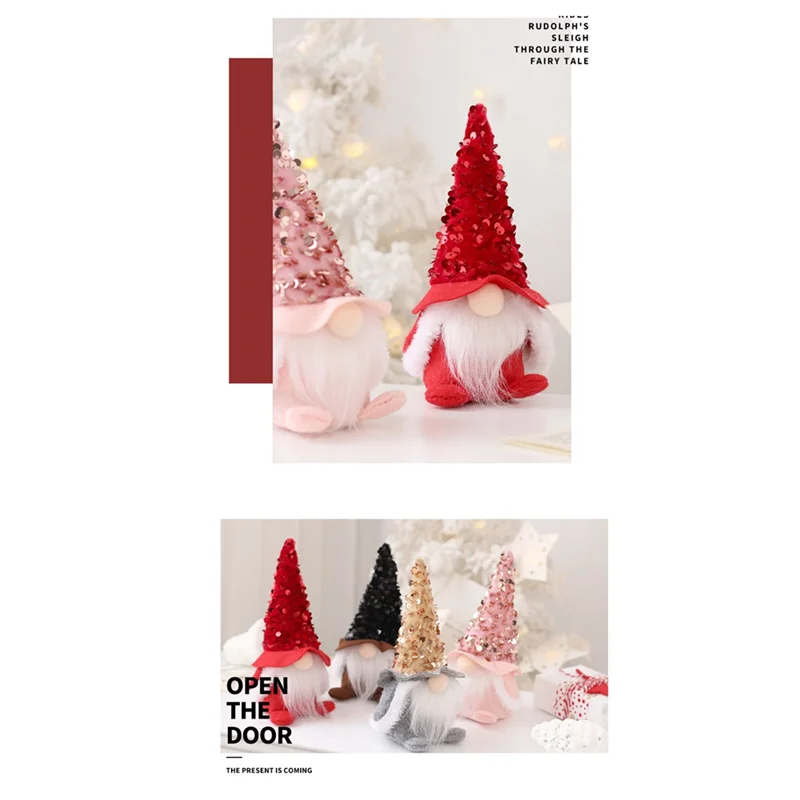 A59E-18 سنتيمتر جنوم عيد الميلاد دمية مجهولي الهوية عيد ميلاد سعيد ديكور المنزل نافيداد ناتال هدية للعام الجديد هدايا عيد الميلاد 18X8 C