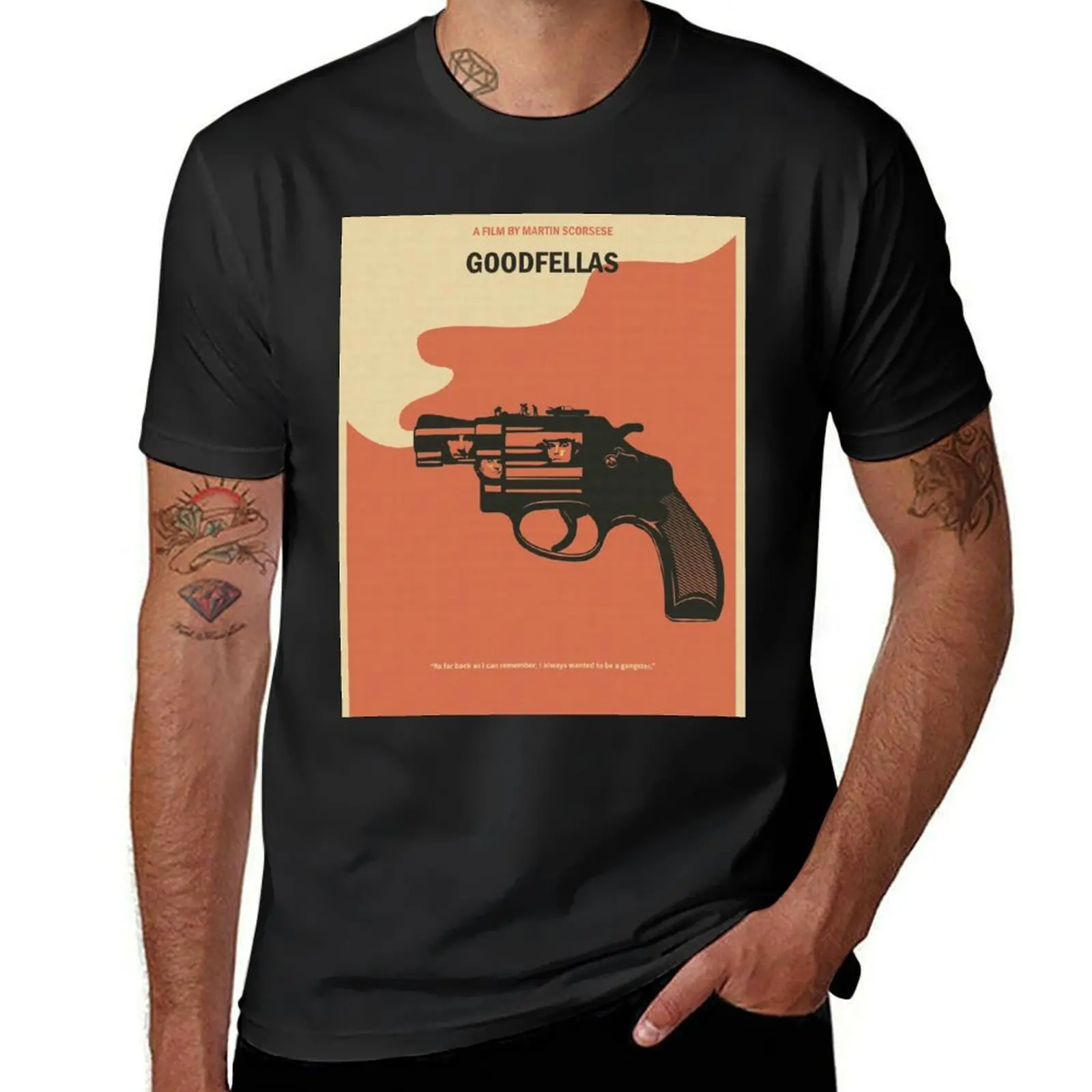 Goodfellas 1990 Minimalist Movie Poster T-Shirt cute clothes boys animal print Short sleeve tee tshirts for men