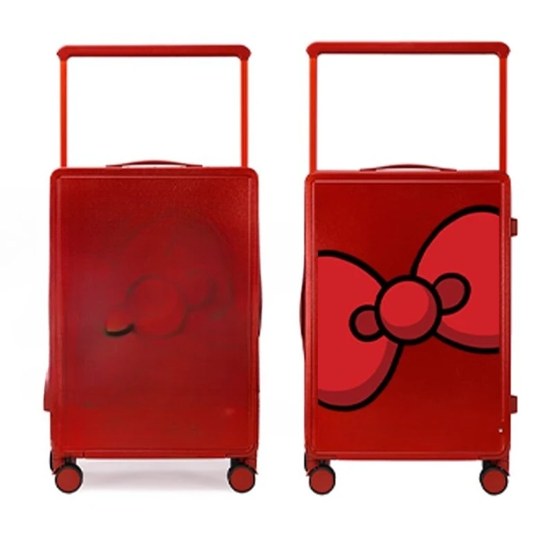 suitcase, men's and women's cartoon trolley case 26-inch large-capacity travel suitcase, college student trolley case