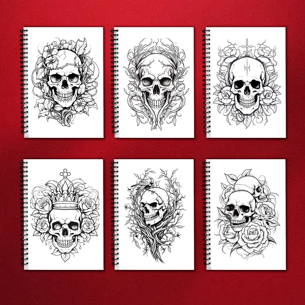 Adult Coloring Book -30 Sheet Spiral Coloring Book, 11.2X 8.3Inch,100Gsm Thick Paper,Back to School,New Year,Birthday Gift – Detail 7
