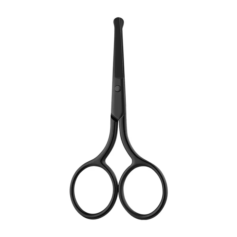 

Nose Ear Hair Removal Stainless Steel Facial Small Scissors for Men Women Curved and Rounded Safe Clippers for Nose Hair Cutting