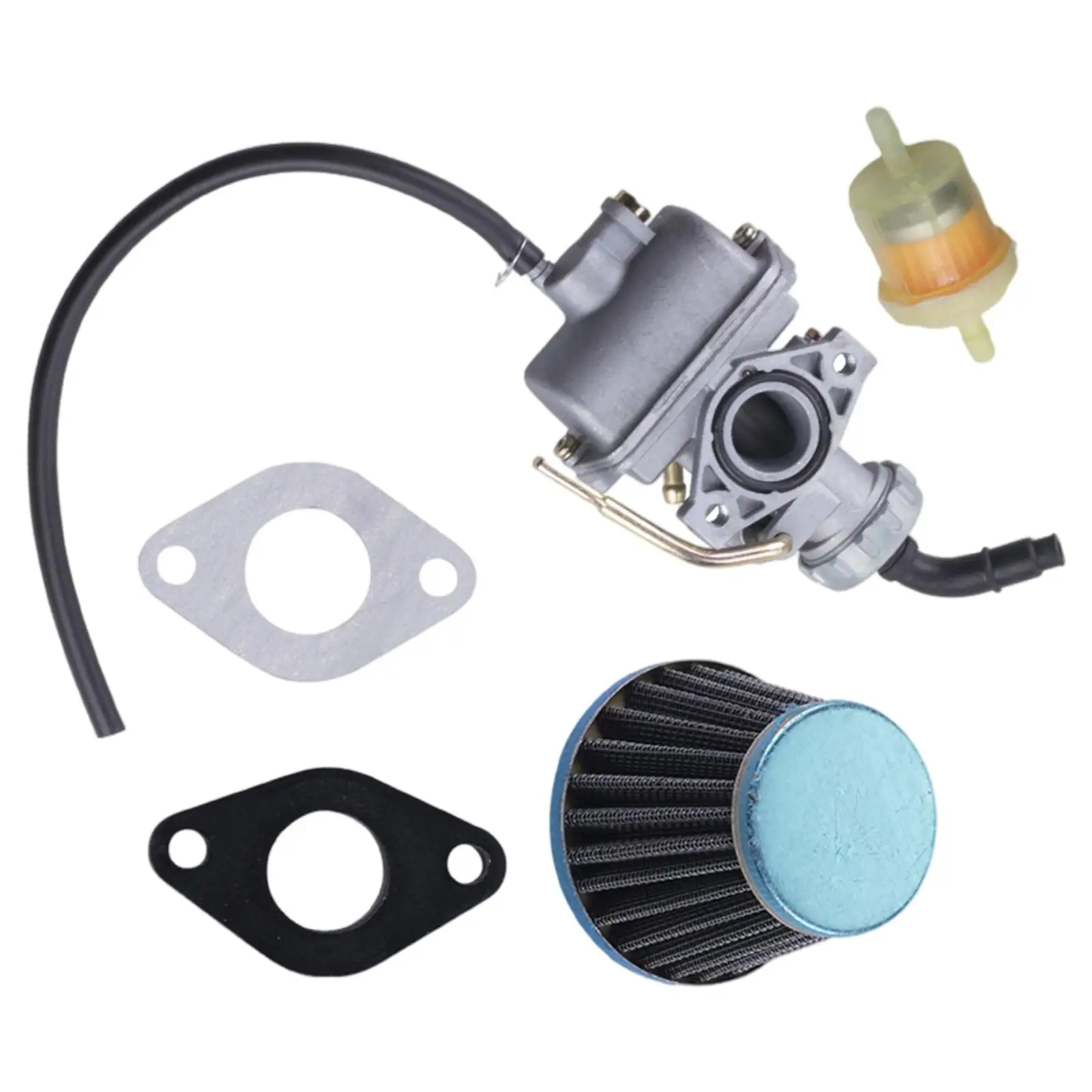 

Комплект карбюратора Pz20 20 мм с воздушным фильтром, детали для мотоциклов, комплект топливного фильтра, подходит