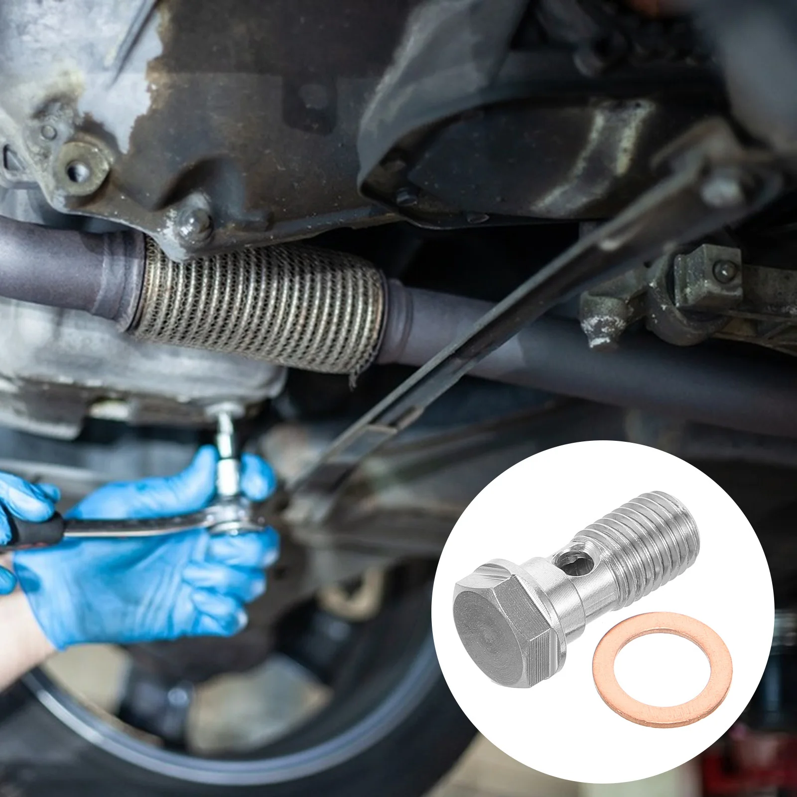 

Disc Brake Bolt Stainless Steel Solid Durable Car Brake Disc Screw Caliper Slide Pin Automotive Repair Fixing Bolt Reliable