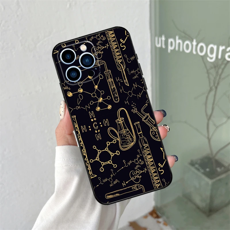 علم الأحياء مختبر قضية الهاتف ، غطاء آيفون 15 ، 12 ، 13 Mini ، 11 ، 12 ، 13 ، 14 برو ماكس ، X ، XS ماكس ، 7 ، 8 Plus ، SE ، XR ، 2020