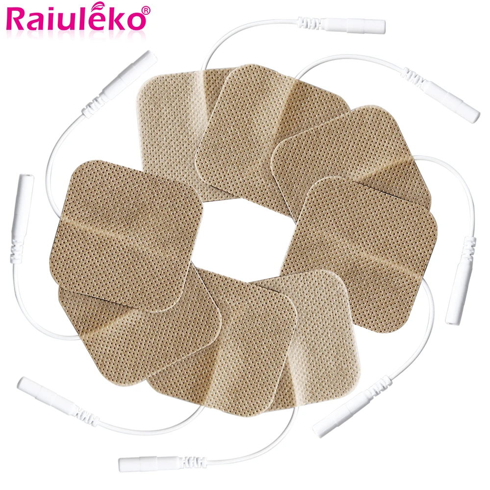 

100/50/20/10PCS 5x5cm Electrode Pads Gel Patch For EMS Muscle Stimulator Tens Pulse Nerve Acupuncture Physiotherapy Massager