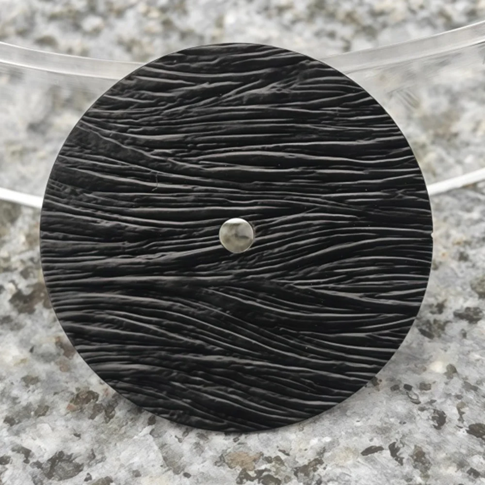 Customized NH35 Dial Rock Texture Dial Fit for NH35 NH36 7S26 Movement 28.5mm Enamel Watch Dial Surface Parts