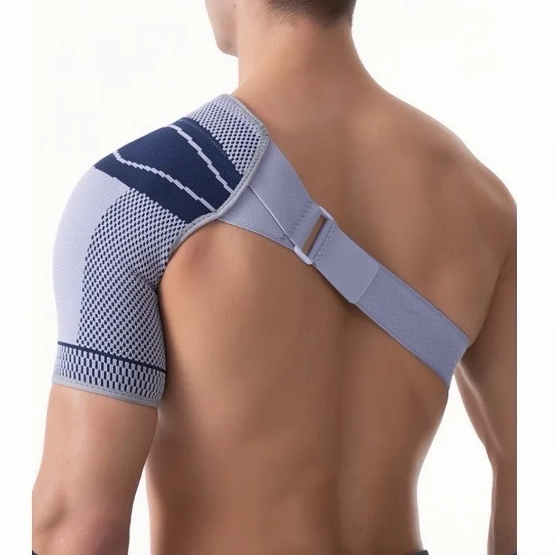 Protector de lesiones de manga de hombro deportivo para prevención de dislocación: Protector de hombro de baloncesto, bádminton y tenis de mesa