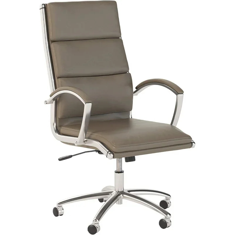 

Bush Business Furniture Modelo High Back Executive Office Chair, Single Item, Washed Gray Leather