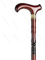 Elderly Solid Wood Walking Stick Four-Leg Non-Slip Wooden Walking Stick Elderly Lightweight Cane Faucet Crutch Armrest Stick