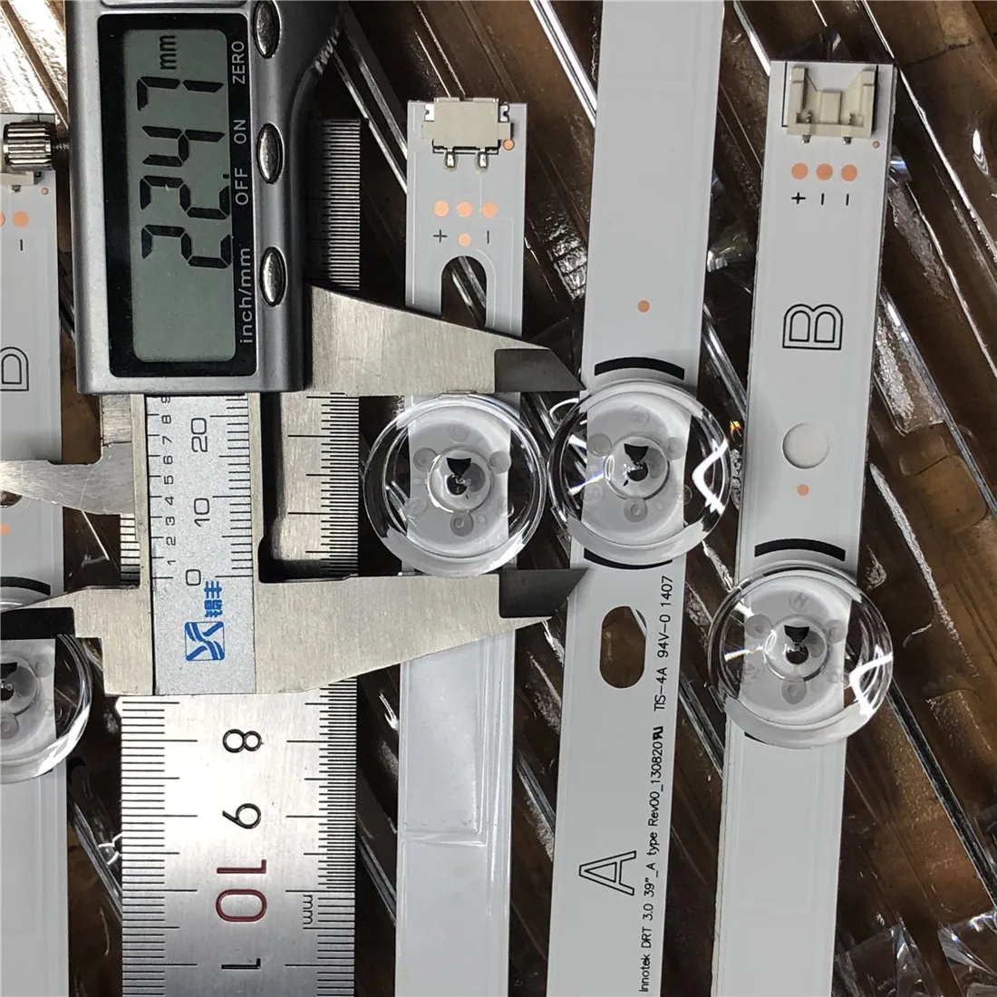 8 أجزاء/وحدة LED قطاع 8 مصباح ل 390HVJ01 Lnnotek Drt 3.0 39 "39LB561V 39LB5800 39LB561F