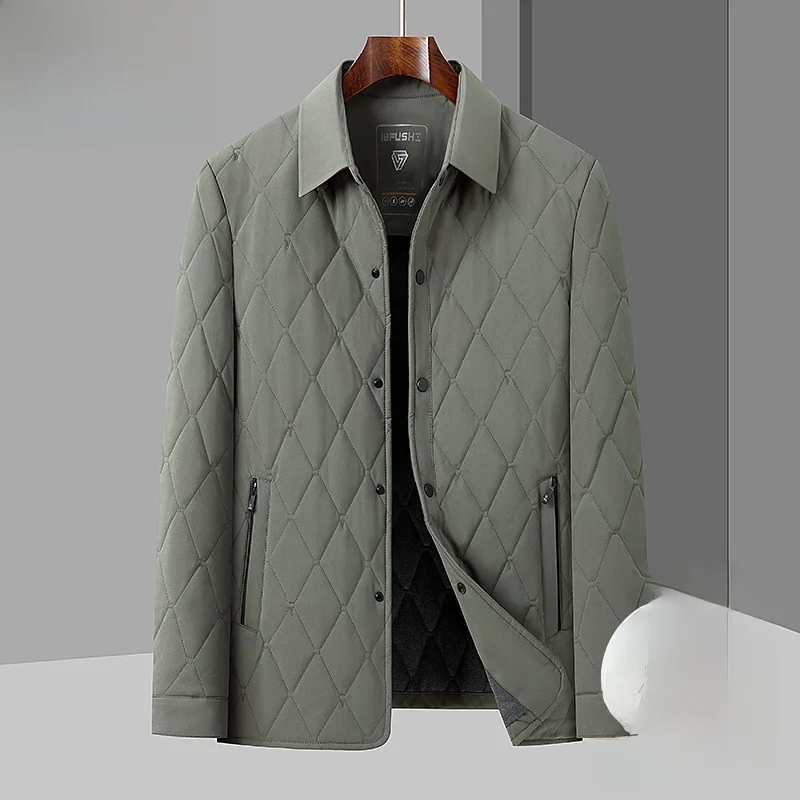 

Зимняя новинка: мужская куртка TUCANO из утолщенного хлопка, повседневная, с узором, для мужчин среднего возраста