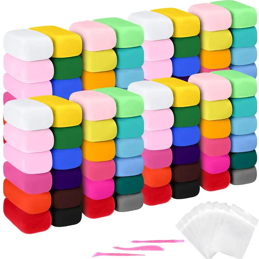 

360 Pcs Air Dry Clay Kit with Sculpting Tool, 36 Colors DIY Modeling Magic Clay for Kids, NonSticky Soft and Light, Arts and Cra