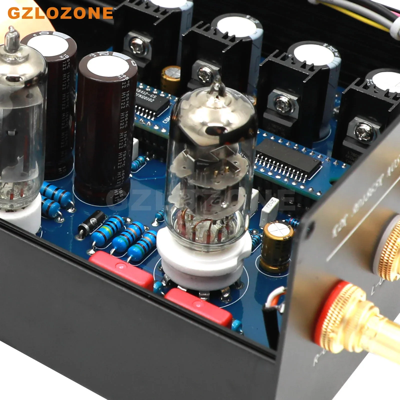 R2R NOS AD1865+CS8412 Architecture Audio decoder 6N11+6Z4 Tube DAC SILVER/BLACK (Optional)