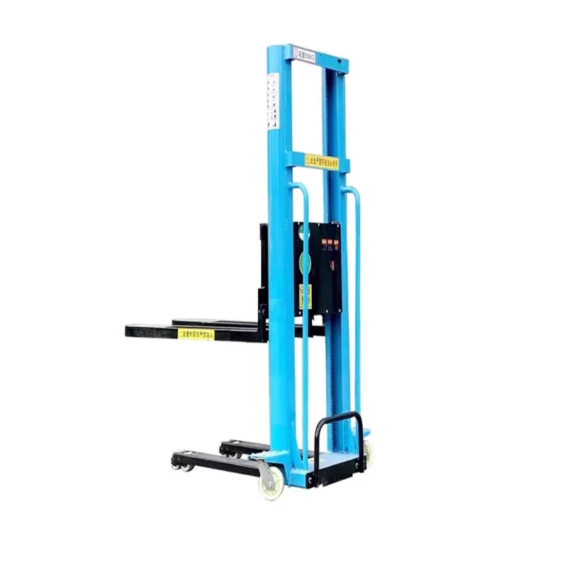 

Portable electric forklift with load capacity of 1 ton remote control automatic lifting truck