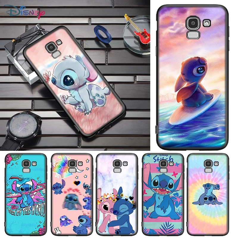 Disney Cute Stitch For Samsung Galaxy J8 J7 J6 J5 J4 J3 J530 j730 Duo Core EU Prime Star 2018 2017 2016 Phone Case