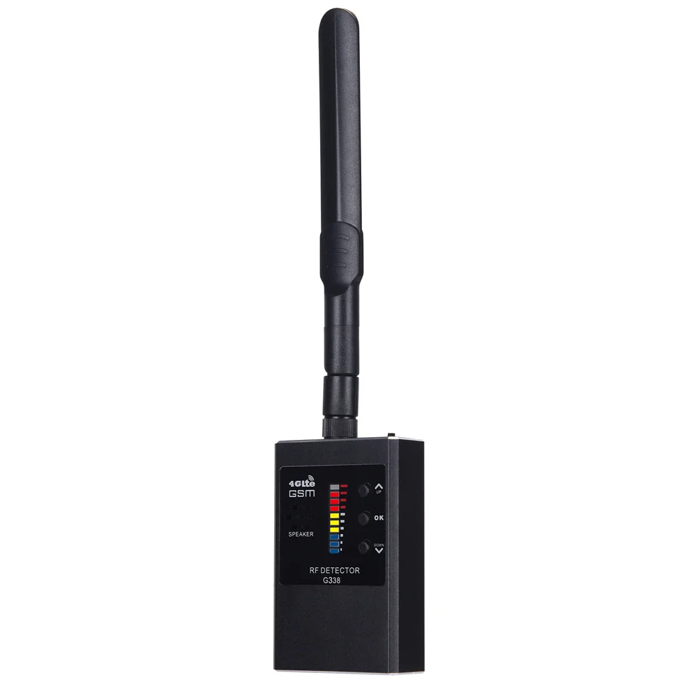 Professional Anti Spy Detector Bug RF Signal Finder GSM Tracker Wireless Hidden Camera Eavesdropping WiFi Detect Scanner G338
