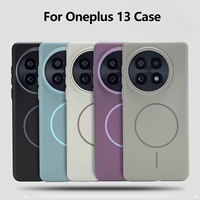 Luxury Official Rugged Armor For Magsafe Case For Oneplus 13 Ultra Thin PC Magnetic Wireless Charge Shockproof Protective Cover