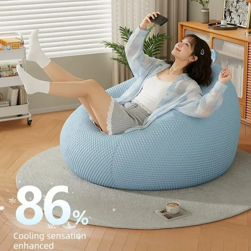 Convenient Padded Sleek Minimalist Bean Bag Sofas Cushioned Soft Decorative Practical Plush Bean Bag Sofas Puff Sofa Furniture