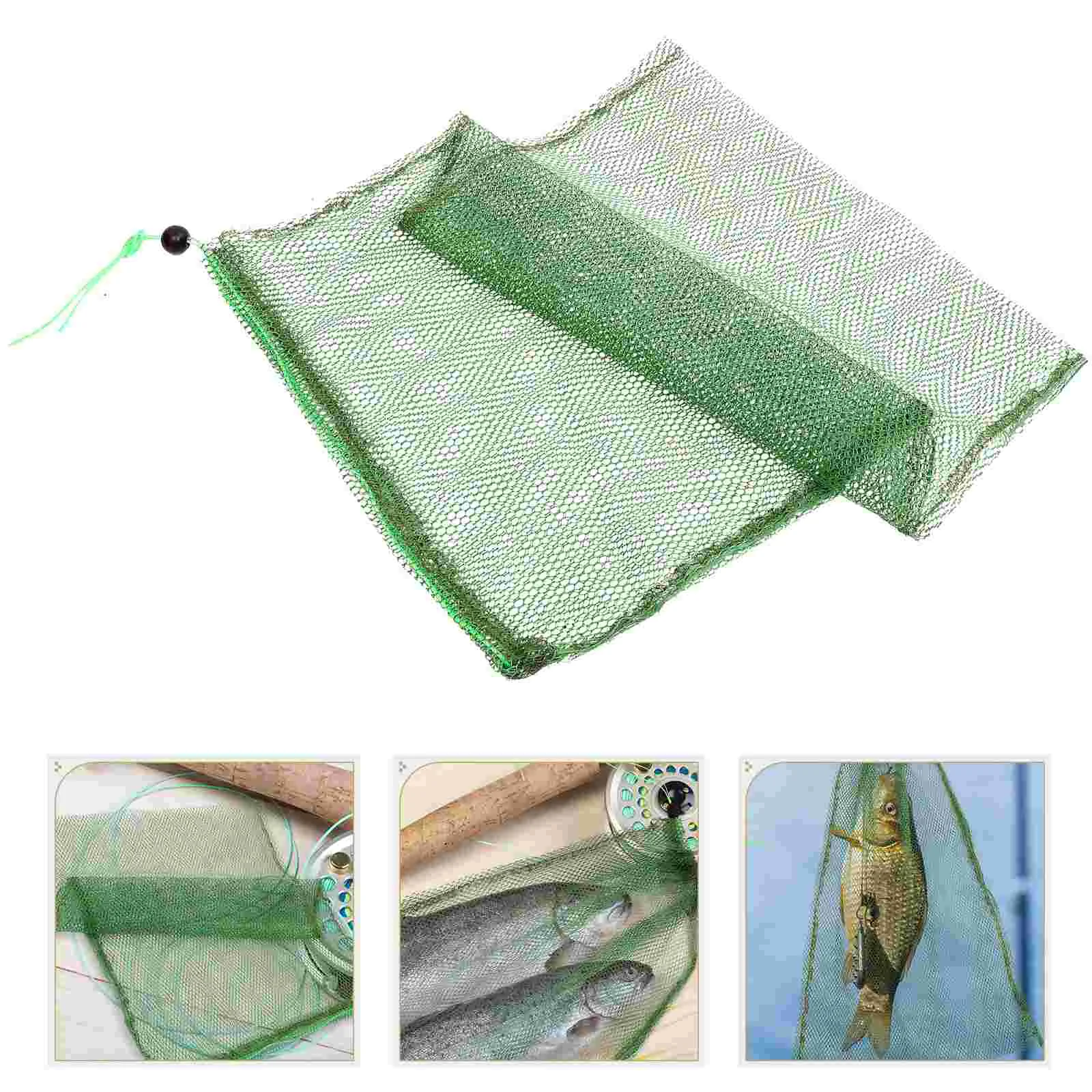 

3 Pcs Mesh Bag Simple Fish Net Bags for Fishing Nets 7000X4500X030CM Rubberized Cloth Fly Supplies