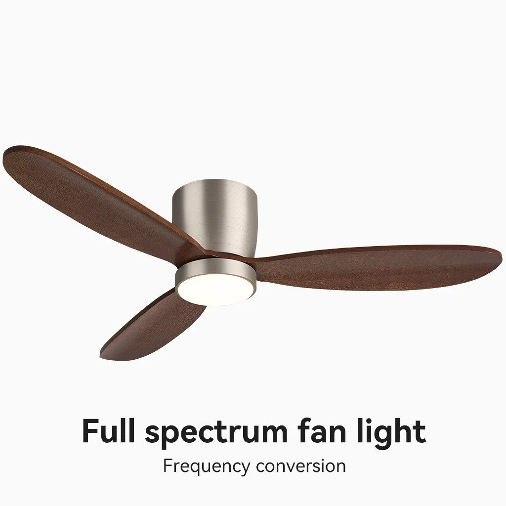 American Ceiling Fan Light Ceiling Fan Light Living Room Dining Room High-end Atmosphere Ceiling Fan Solid Wood