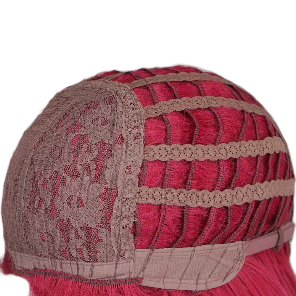 Vi Cosplay Wig Short LOL Arcane Heat Resistant Synthetic Hair Wigs Cos Party Halloween Short Wigs Men Women