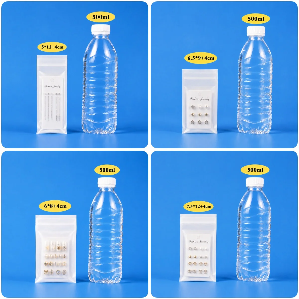 Umweltfreundliche, biologisch abbaubare Glasin-Papiertüten, halbtransparente Tasche, selbstklebende Umschläge, für Datenkabel, Kleidung, Accessoires – Detail 2