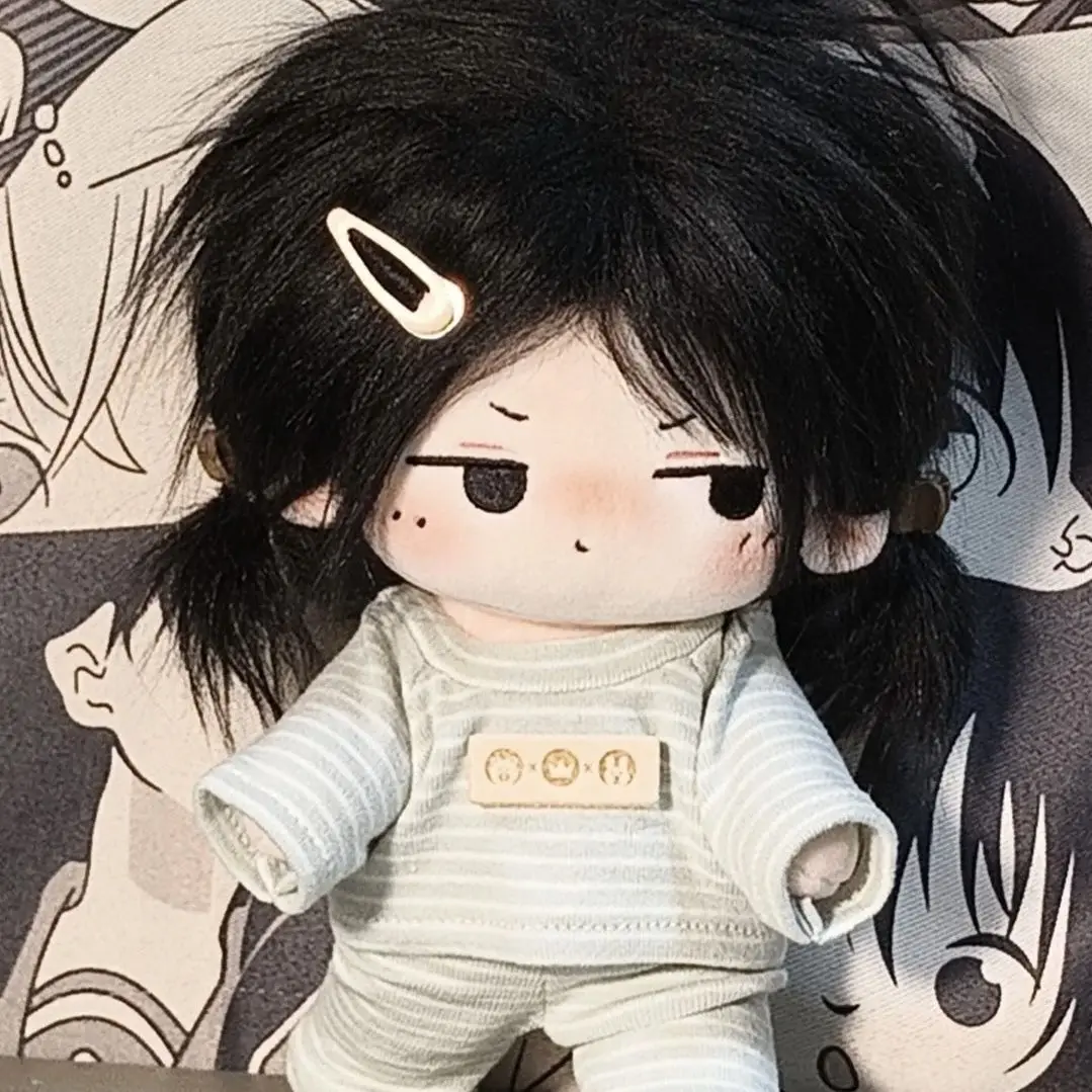 

20 Cm Original Cotton Doll Plush Star Doll Cute Gift Surrounding Friends Cute Peas Eyes Stuffed Plush Dress-up Cotton Doll Gift