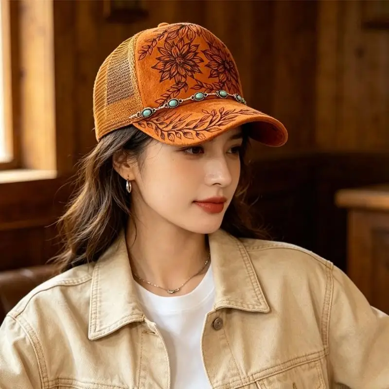 31BF Printed Baseball Cap Adult Size 56-60 Structured Front Panel for Casual Outings Travel and Daily Wear