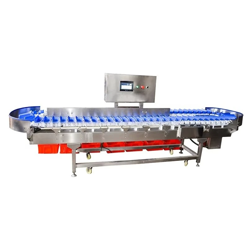 Fruit Cherry Blueberry Fruit Sorter Turntable Weighing Screening Vegetables Seafood Separator Gram Weight Screening Machine