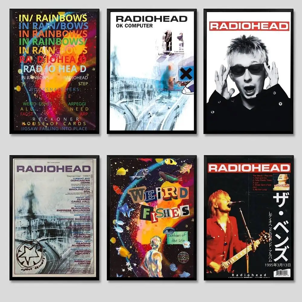 R-Radioheads Poster Picture Canvas Painting Wall Art Home Decoration Print For Living Room Decor