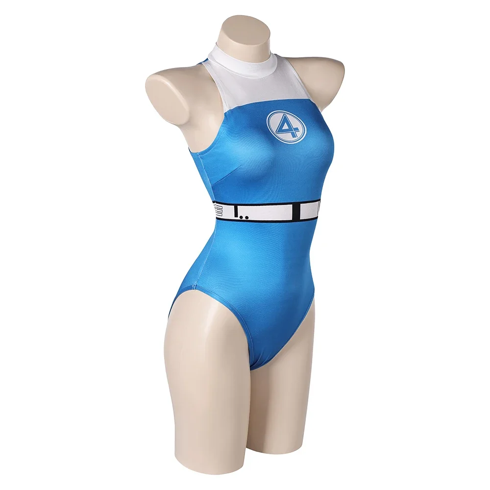 Invisible Woman Susan Storm Cosplay Swimsuit First Steps Costume Jumsuit Outfits 2025 Hot Sale