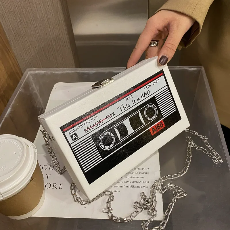 

Cassette Case Women's Handbag Shoulder Bag Crossbody Bag Gift for Girls Purses Bags for Women