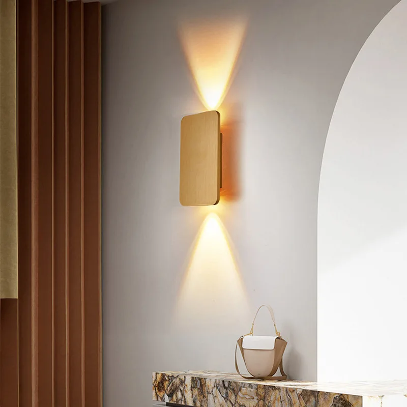 

Minimalist Nordic Wall Lamp LED Bedroom Light Modern Art Corridor Stair Lamp for Living Room TV Background