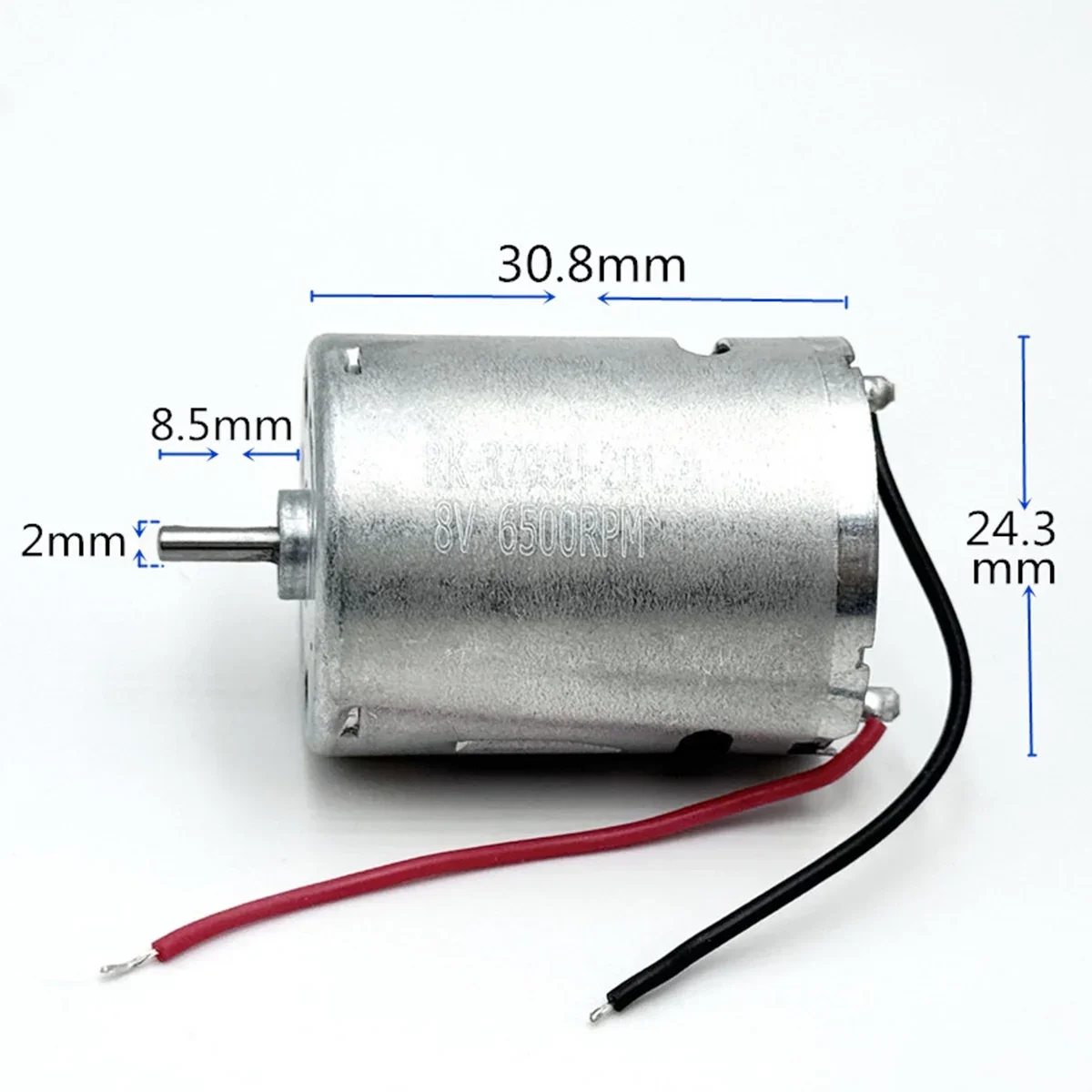 Micro RK-370SH-20170 Motor DC 3V-12V 9600RPM Long Life Carbon Brush Motor for Nail Polisher Car Model