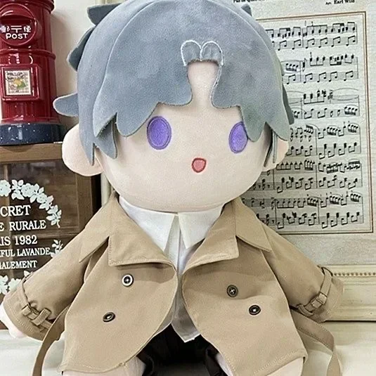 40cm Handsome Boy Uniform Series Clothes Trench coat Sitting Posture Plush Doll Dress Up Clothes Clothing Cosplay Costume