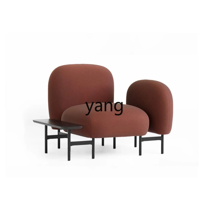 

Yjq Minimalist Single Fabric Soft Chair Leisure Creative Designer Model Combination Sofa