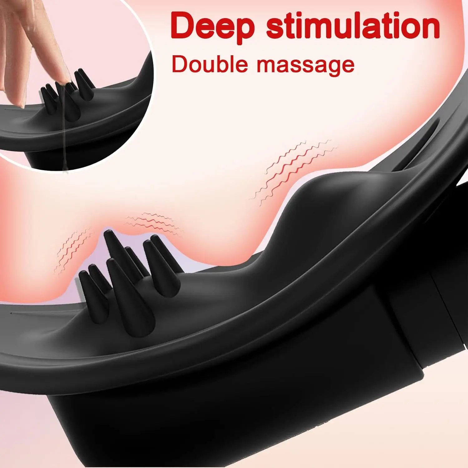 هزاز يمكن ارتداؤه، هزاز فراشة ناعم أنثى تهتز لباس داخلي صغير البظر مع متعة المهبل المزدوج 12 تعديل الاهتزاز #3