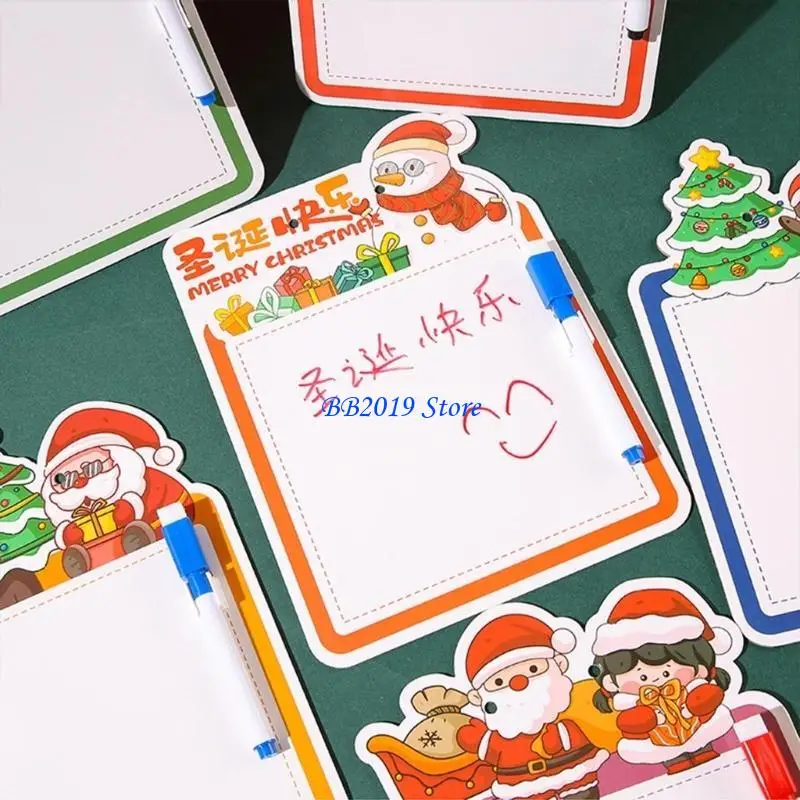 Q0KB świąteczna tablica kreślarska do tablicy dziecięcej tablicy tablicy Toddler Blackboard