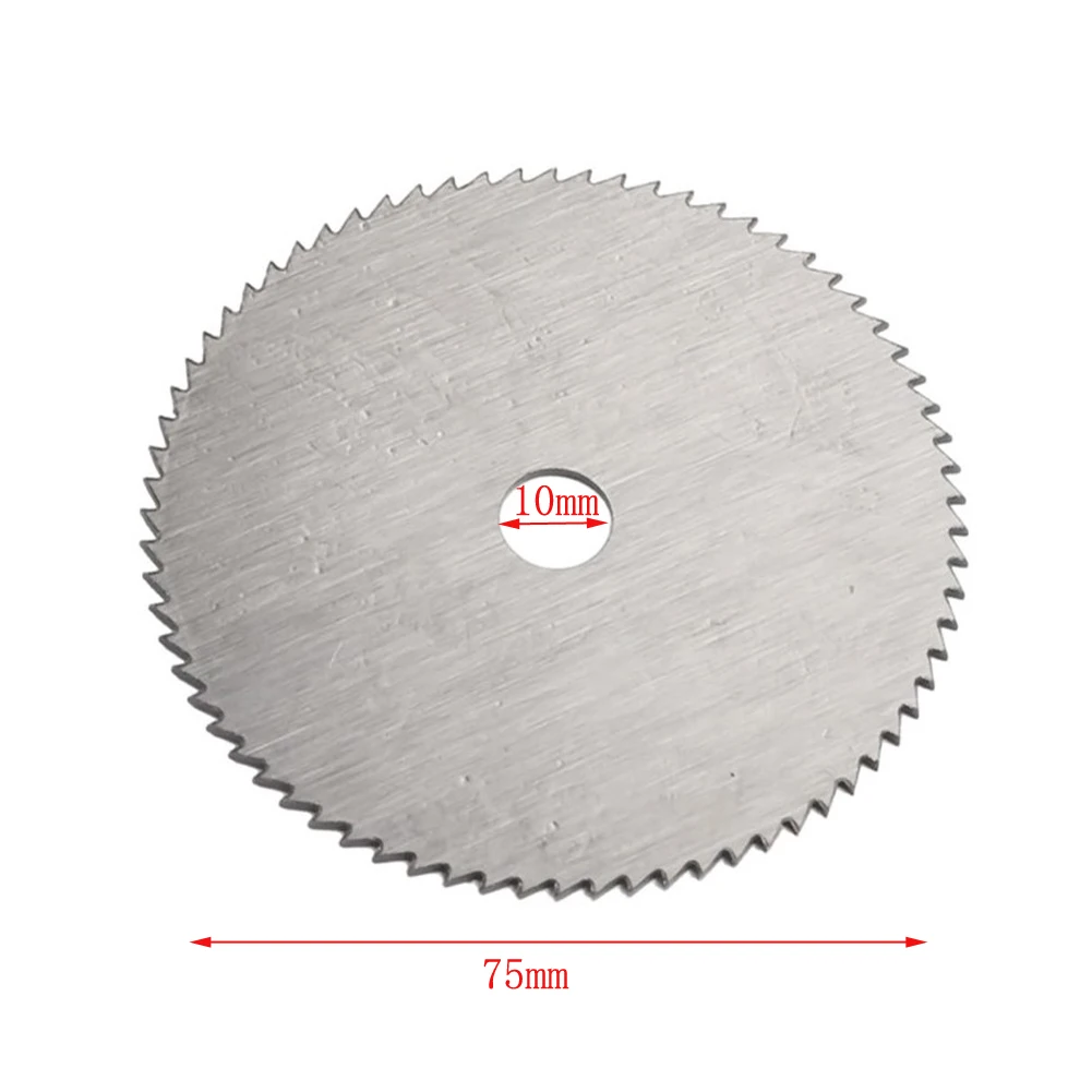 Disque de coupe circulaire en métal pour meuleuse d'angle, lame de scie, meule pour couper les carreaux de céramique, le bois, la pierre, l'acier, 75mm, 3 ", 5 pièces