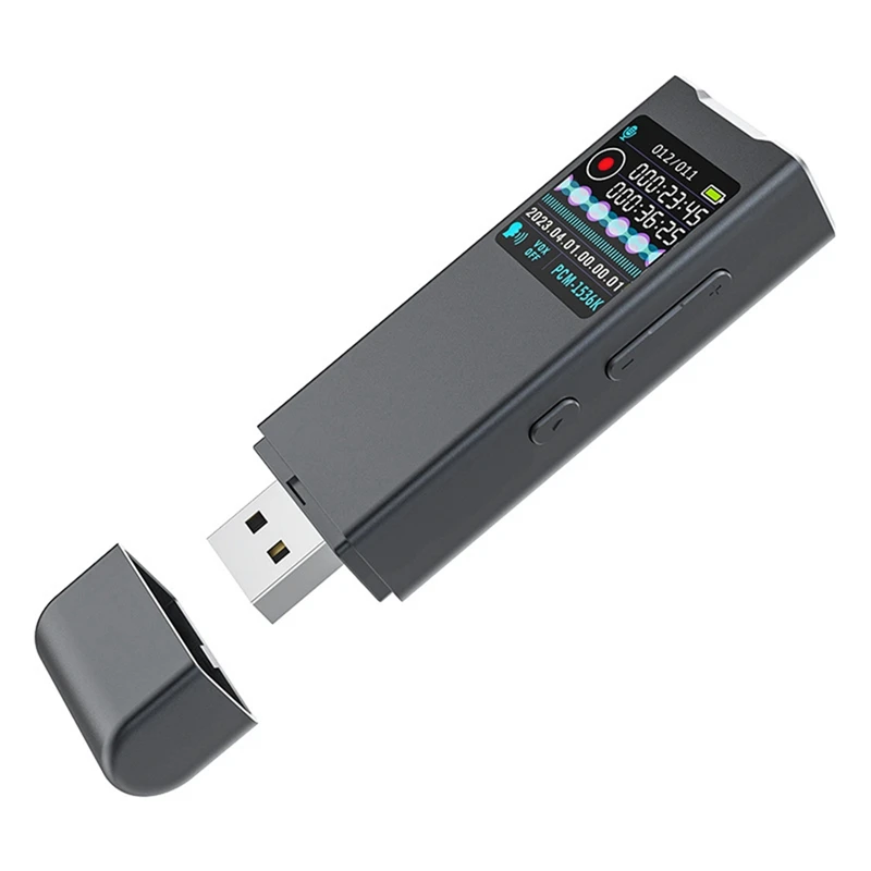 M23 8GB USB Flash Driver Mini Voice Recorder Activated HD Noise Reduce Sound Controlled Dictaphone FM Audio MP3 Player