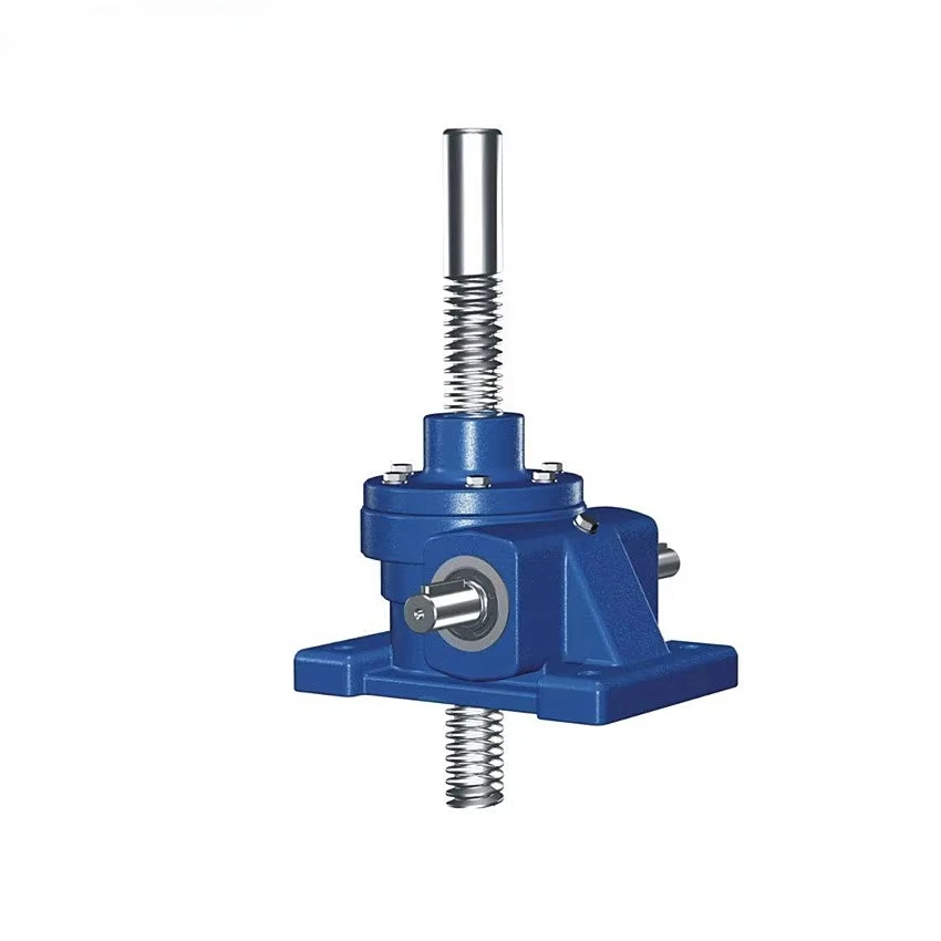

20 Ton SWL JW Speed Reducer Heavy Electric Manual Screw Jack Power Plain End Head Lifting Lifter Worm Bevel Gear Screw Jack