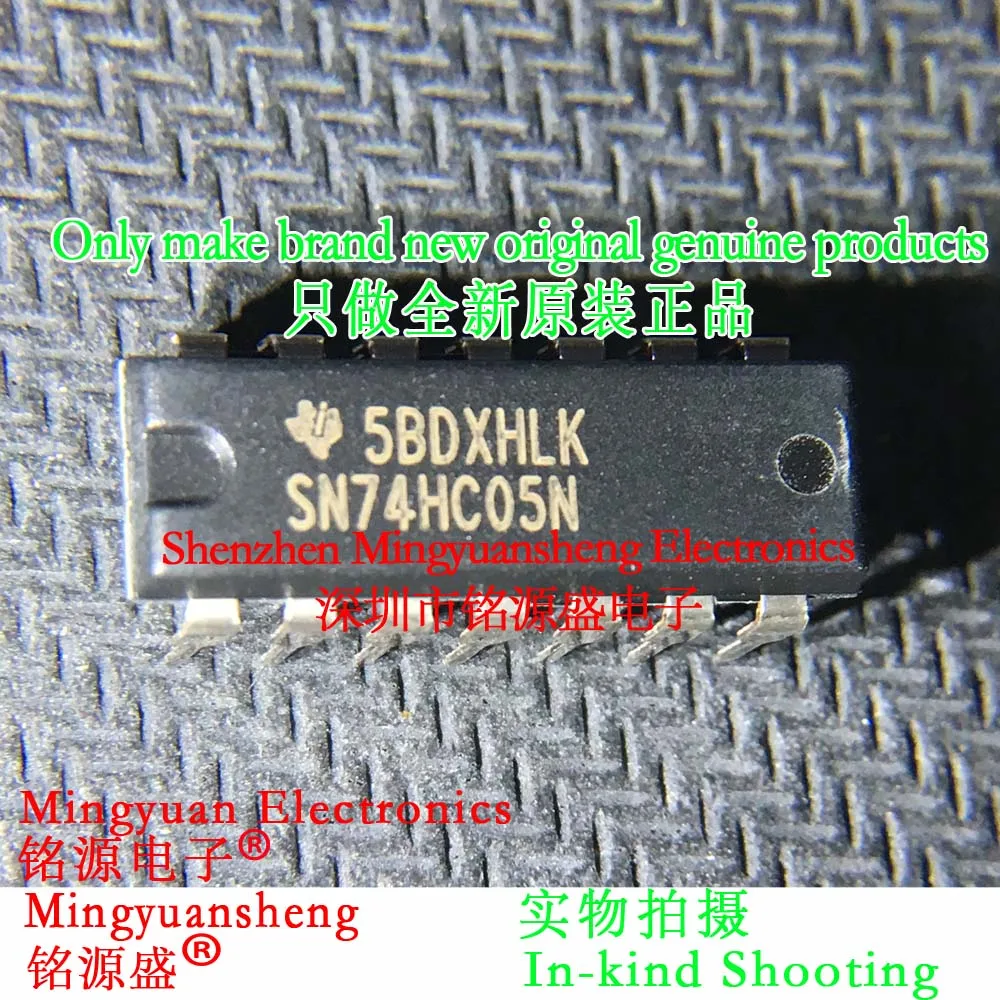 

Mingyuansheng Brand New Original Genuine Sn74Hc05N Sn74Hc05 Package Dip14 Direct Plug Buffer and Circuit Driver Ic Chip 1/5/10/25/50/100/Pcs