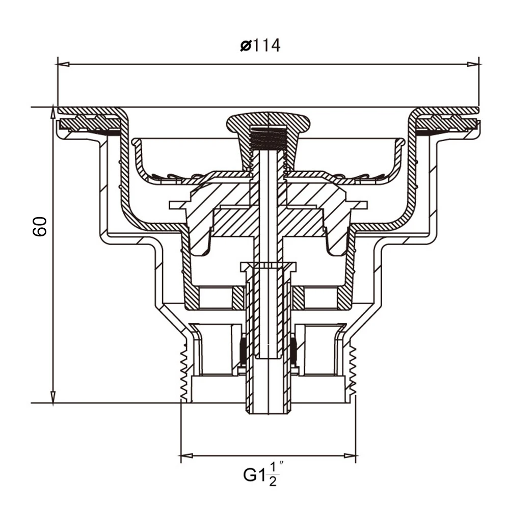 

1 шт., фильтр для раковины из нержавеющей стали