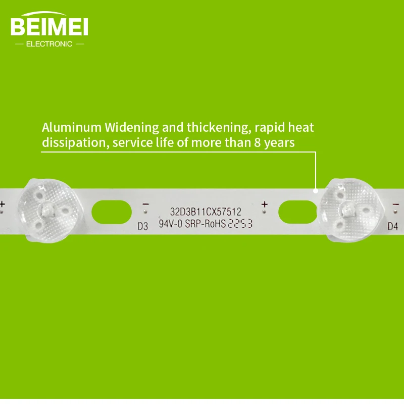 Tiras de luz de fundo de TV LED para JL.D320B1235-078CS6C vestel 32 polegadas 17DLB32NER1 LT-32C670 LT-32C896 32HE1000