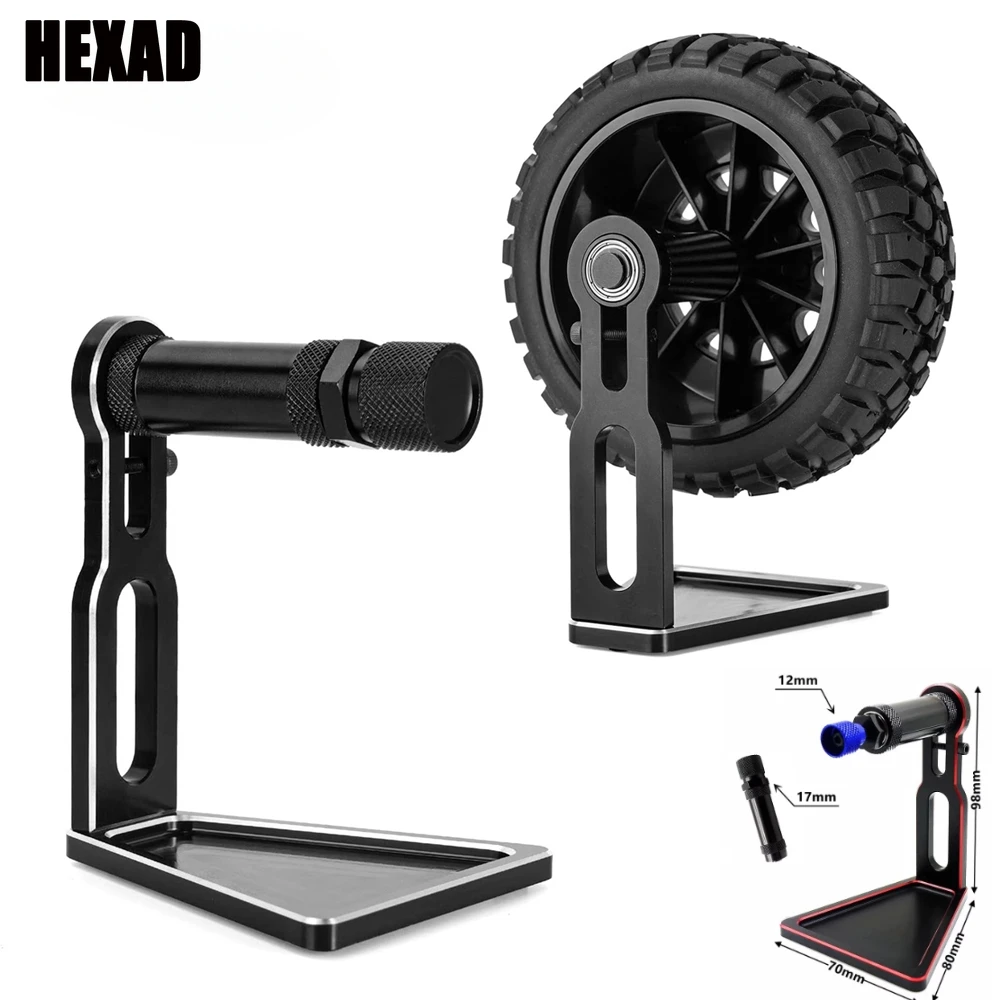 CNC Aluminum 12MM 17MM Hex Wheel Tire Balancer Tool For 1/10 1/8 1/7 Rc Tire Dynamic Balance Support Base RC Car Upgrade Parts