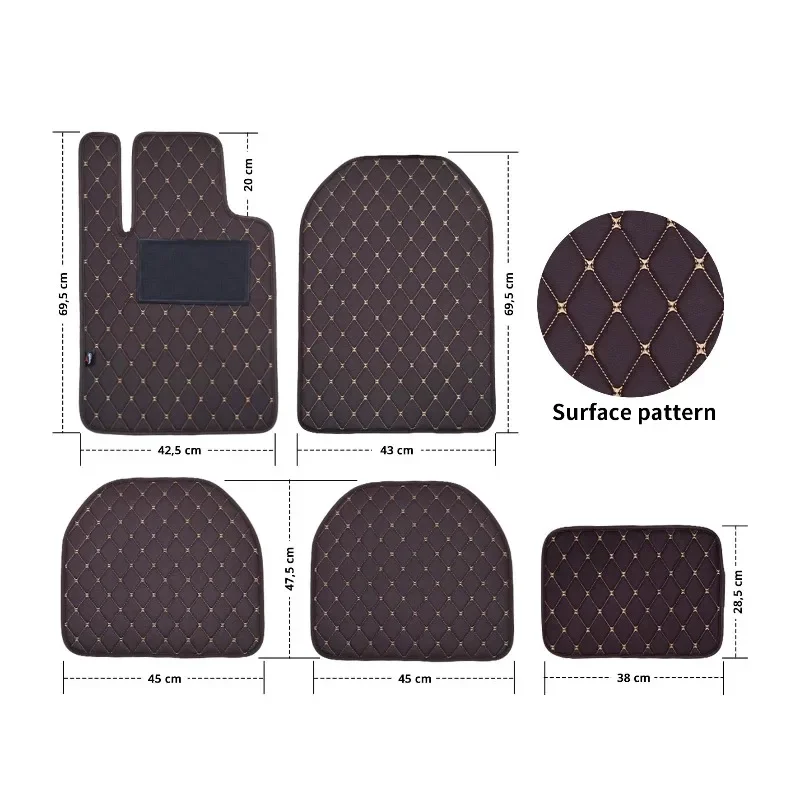 

The latest car carpet style luxury car floor mat universal waterproof carpet floor mat accessories floor mat