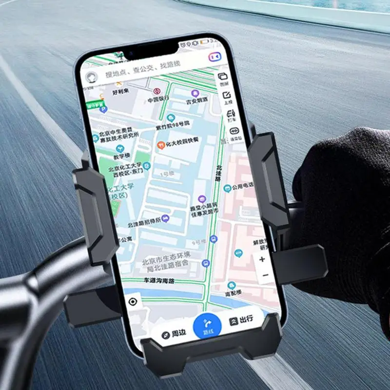 Motorcycles Bicycles Phone Holder Mobile Phone Navigation Bracket For Riding Shockproof Protective For 4.7-7.0 inches Smartphone