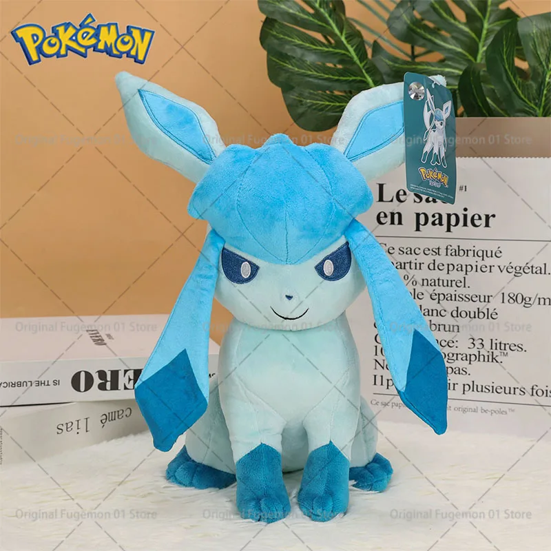

Оригинальные плюшевые мягкие игрушки Pokemon Glaceon, каваи, аниме, куклы Иви, подарок на день рождения для детей